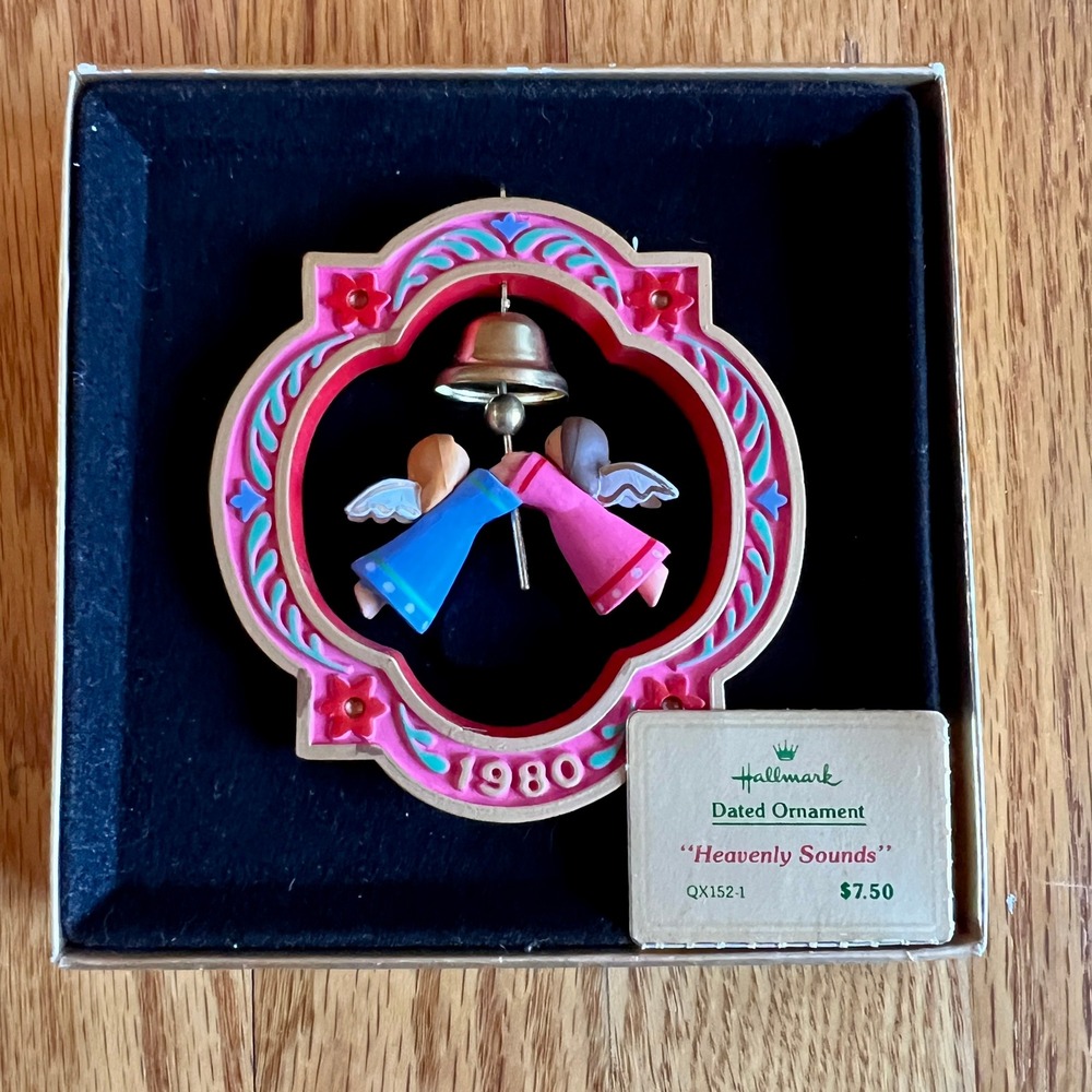 Hallmark 1980 Heavenly Sounds Ornament Tree-Trimmer‎ Collection Dated